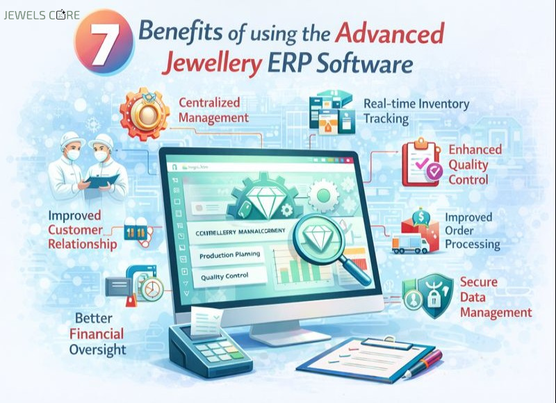 Jewels Core Benefits of using the Advanced Jewellery ERP Software